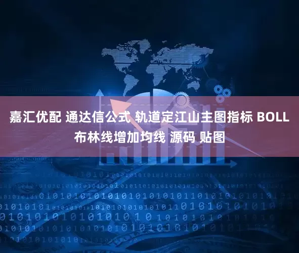 嘉汇优配 通达信公式 轨道定江山主图指标 BOLL布林线增加均线 源码 贴图