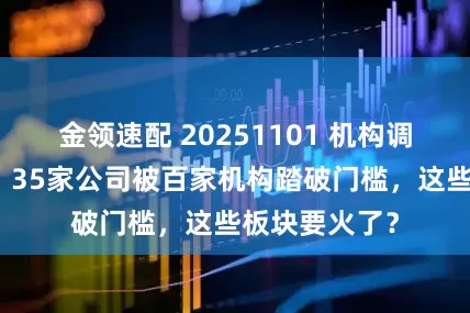 金领速配 20251101 机构调研暗藏玄机！35家公司被百家机构踏破门槛，这些板块要火了？